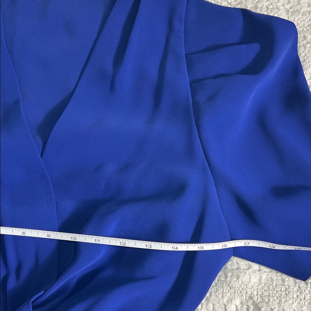 Amanda Uprichard Cobalt Blue maxi Dress size L - Picture 4 of 13